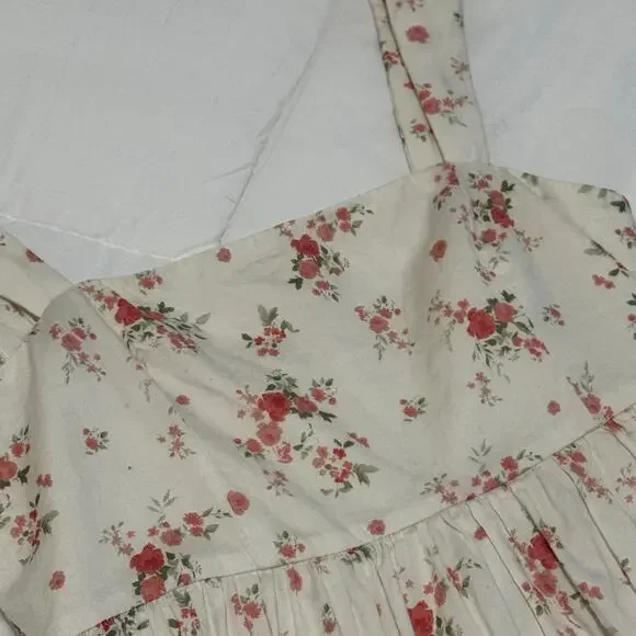 Altar’d State Women’s Mini Sundress Floral Cottagecore Small Square Neck - Picture 5 of 15
